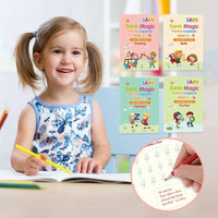 Sank Magic Practice Copybook (4 Books – 1 Pen – 5 Refills – 1 Pen Holder)