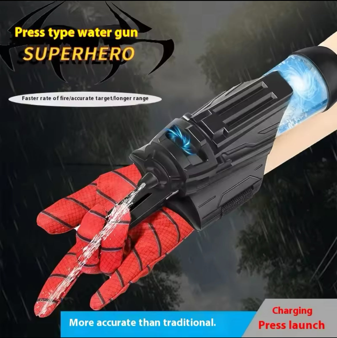 Spider-Man Glove Water Shooting Gun