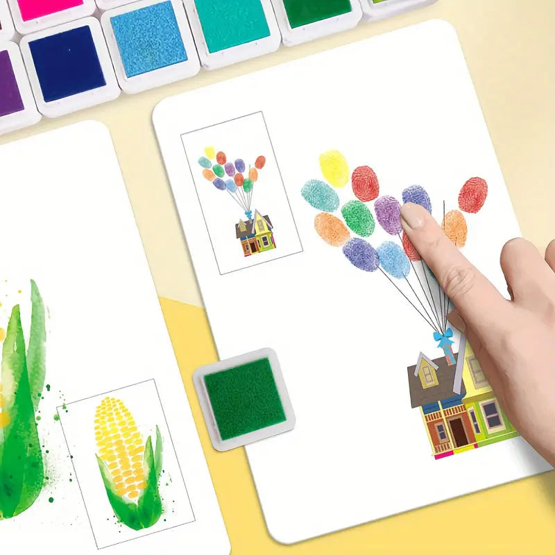 "Non-Toxic Finger Painting for Kids - Creative Doodle Coloring Book for Toddlers in Pakistan"