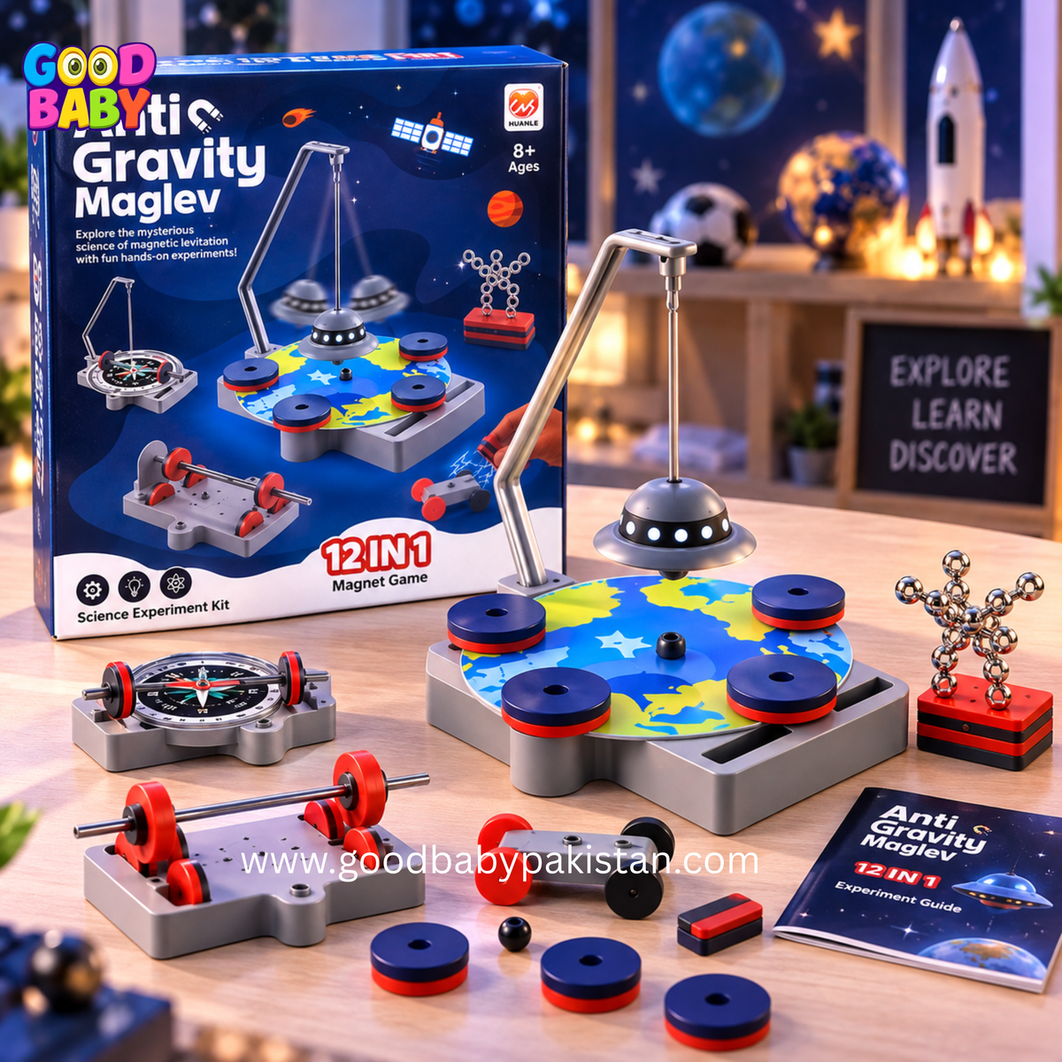 12 in 1 magnetic science experiment STEM kit for kids