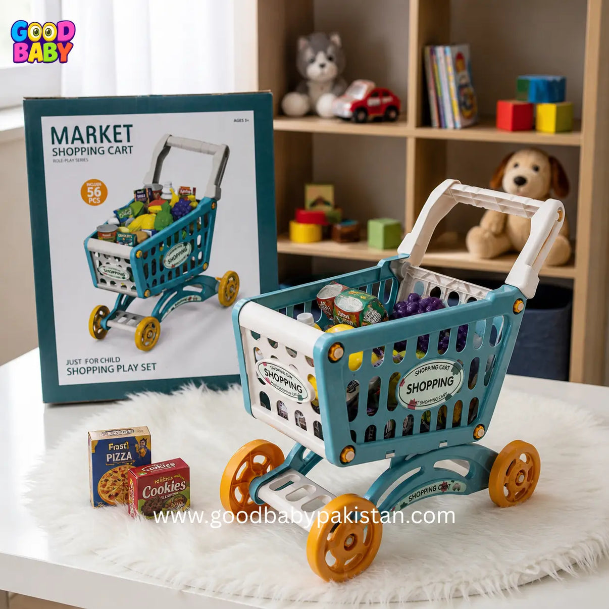 Kids Shopping Cart Playset GOODBABYPAKISTAN