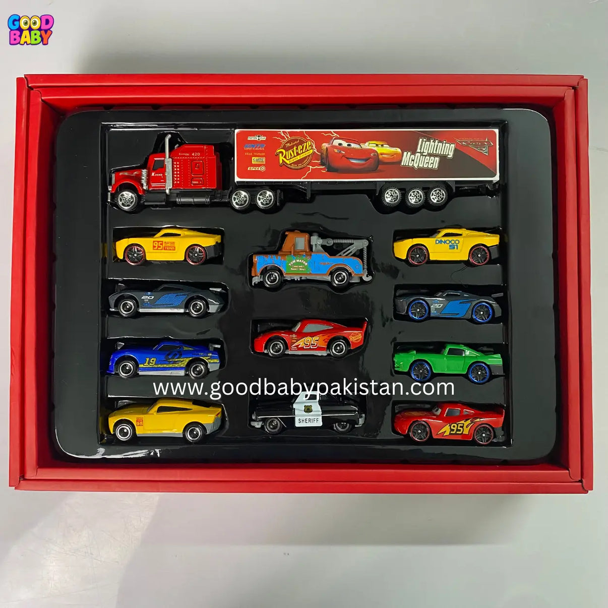 12-piece metal toy car collection for kids