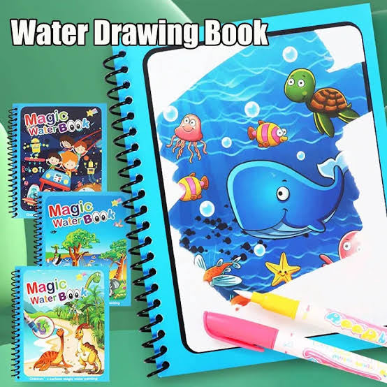 Magic water colouring book