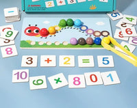 Wooden Caterpillar Montessori Toy – Fine Motor & Counting Game for Toddlers