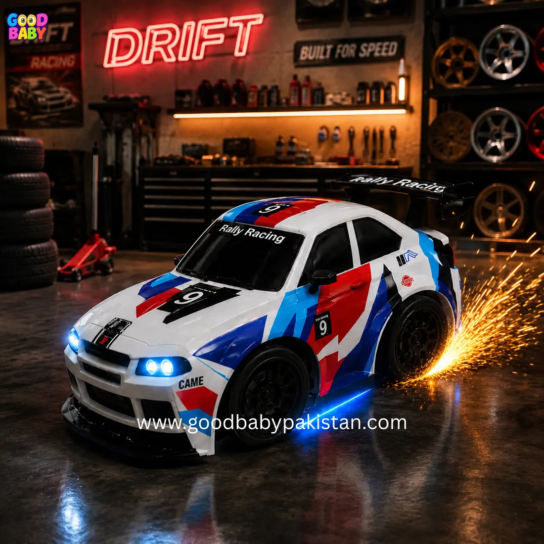 RC Mini BMW M4 Spark Drifting Car 4WD | GoodBabyPakistan – GOODBABYPAKISTAN
