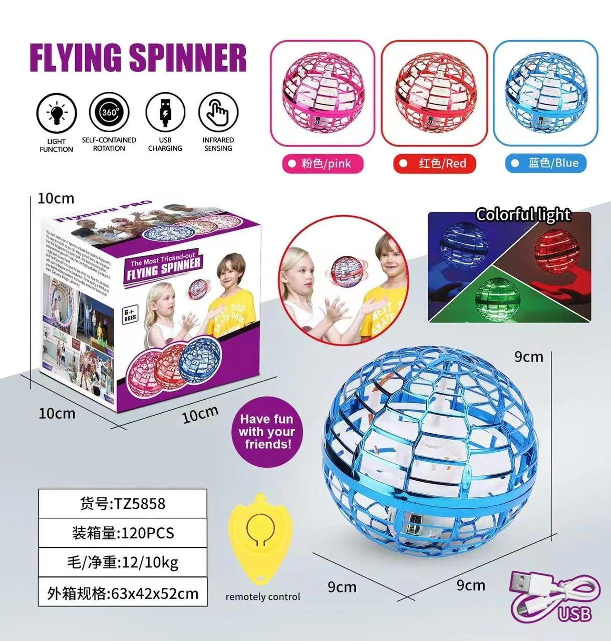 Flying Spinner Boomerang Ball