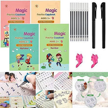 Sank Magic Practice Copybook (4 Books – 1 Pen – 5 Refills – 1 Pen Holder)