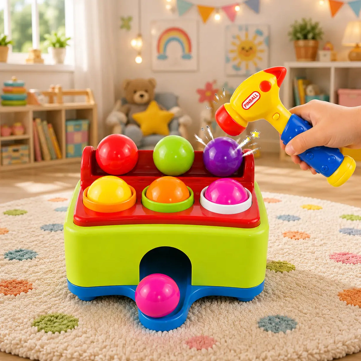 Kids Hammer Ball Pounding Toy in Pakistan