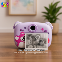 Cute Bear Instant Print Kids Camera