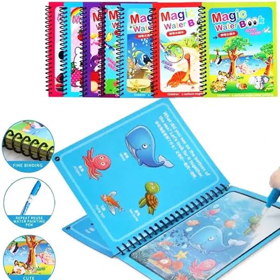 Magic water colouring book