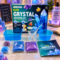 Crystal growing science STEM kit for kids ages 6 and up