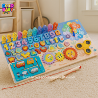 Wooden Educational Puzzle Board for Kids