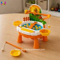 Happy Fishing Water Game Set for Kids with Table & Duck