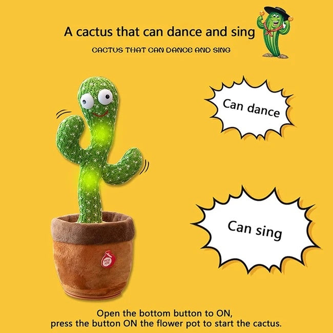 Talking & Singing Cactus - For Kids