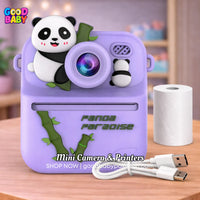 Panda Instant Printer Camera Purple GOODBABYPAKISTAN