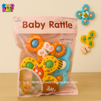 Vibrant Baby Rattle Spinner Toy for Infants & Toddlers