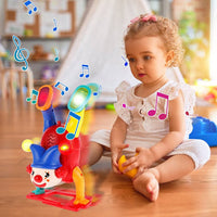 Funny Electric Lightning & Musical Walking Clown