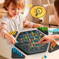 Chain Triangle Chess – Family Strategy Puzzle Game Set