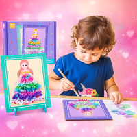 3D DIY Princess Dress-Up Poke Art Kit