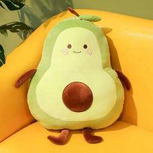 Cute Smiling Avocado Plush Toy (35CM) – Super Soft, Huggable Stuffed Fruit Perfect for All Ages and Gift-Giving"