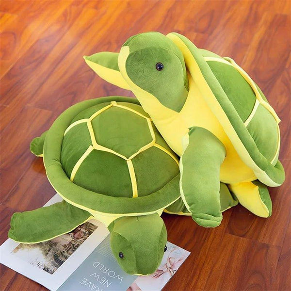 Adorable Sea Turtle Plush Toy – Super Soft, Fluffy Tortoise Plush Pillow for Kids, Cuddly and Cozy Stuffed Animal