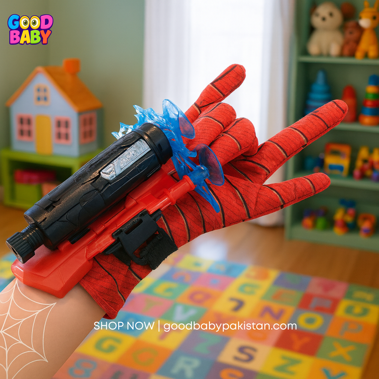 Amazing Spiderman Shooter Glove Toy for Kids – Web Launcher Set by GoodBabyPakistan