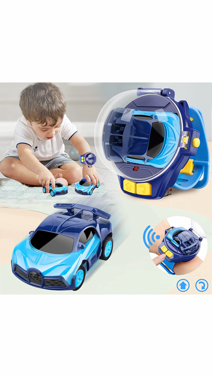 Mini RC Car Electric Wrist Watch - Rechargeable