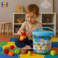 GoodBabyPakistan Building Blocks Train Set – 55 PCS Colorful Construction Toy for Kids in Pakistan