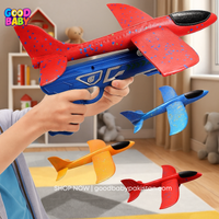 "Catapult Airplane Launching Glider Gun for kids with LED flying plane – GoodBabyPakistan"