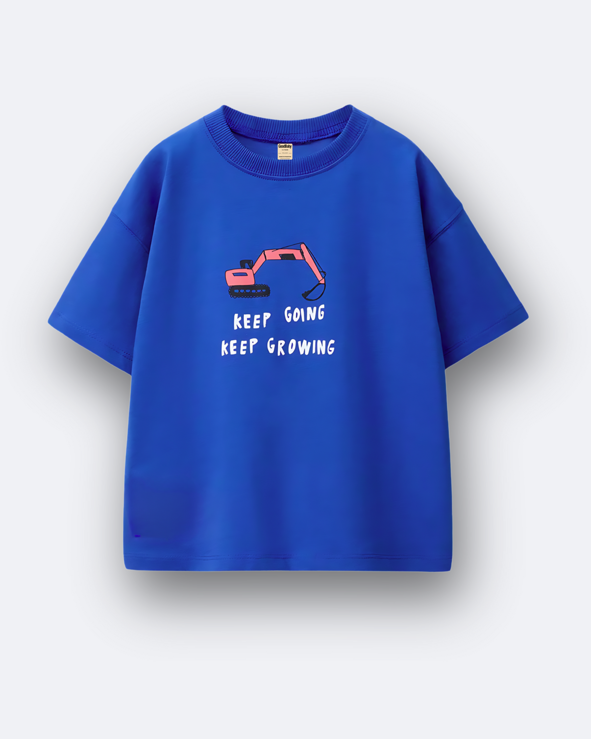 Crane Printed Tee oversized cotton shirt