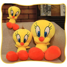 Soft and cuddly Tweety Boy plush toy available in 30cm, 40cm, and 50cm sizes – perfect for kids, washable, and made from non-toxic materials. Ideal for bedtime snuggles and gifting