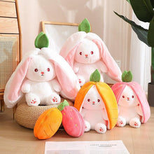 Easy-to-clean bunny plush pillow