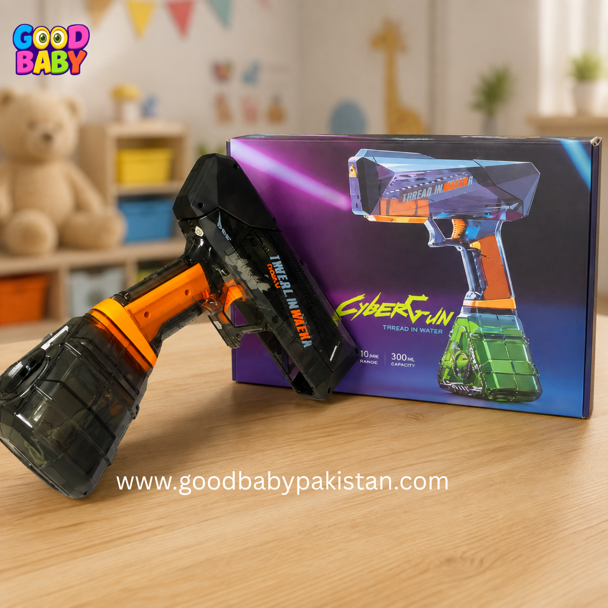 Cyber Gun Electric Water Blaster Toy for Kids 