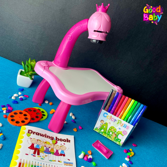 Giraffe Style Projector Desk (Pink)