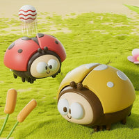 Rechargeable Cute Ball Blowing Ladybug Toy