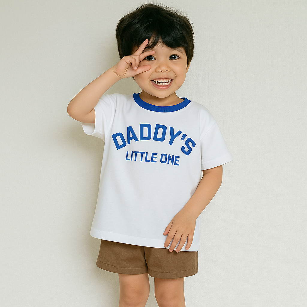"Daddy & Little One oversized cotton t-shirt"