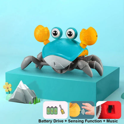 "Dancing Musical Crawling Crab Toy with Colorful Lights and Sounds – Fun and Interactive Baby Toy for Play in Pakistan"