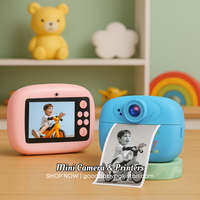Instant Print Kids Video Camera – With Games & Music