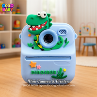 Dinosaur Kids Instant Print Camera