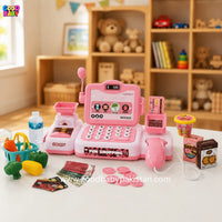 Educational supermarket cash register toy for kids