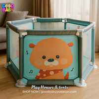 Baby Play Fence - Portable, Safe & Washable Playpen for Kids