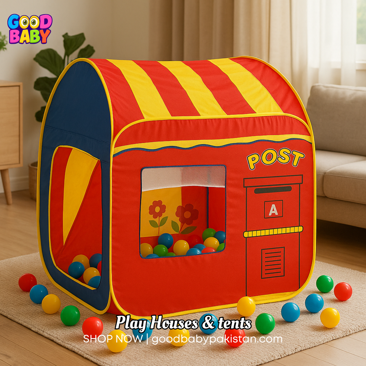 GoodBabyPakistan Super Market and Post Office play tent