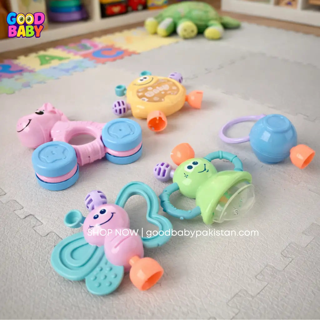 Baby Rattle Toys Set Pakistan | Sensory Toy Box for Babies ...