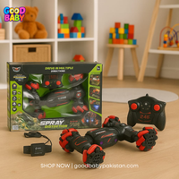 “GoodBabyPakistan hand sensor RC stunt car with smoke and lights”