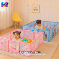 “Hello Kitty and Doraemon kids play tent house by GoodBaby Pakistan”