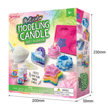 Sew Star Multicolor Modeling Candle - Sculpt and Glow with Artistic Brilliance