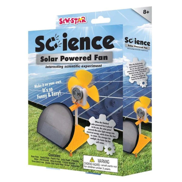 Sew Star Science Solar Powered Fan - Explore Renewable Energy