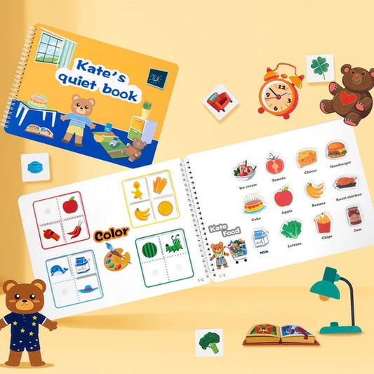 Baby Busy Book My First Quiet Book Paste Learning Educational Toys