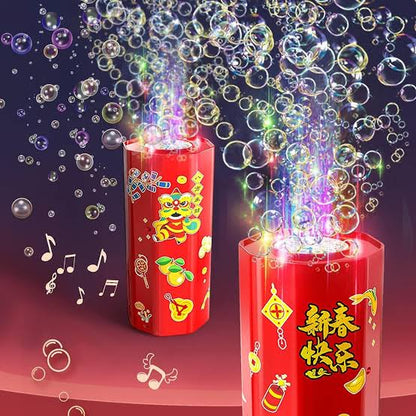 Electric Musical Fireworks Bubble Machine