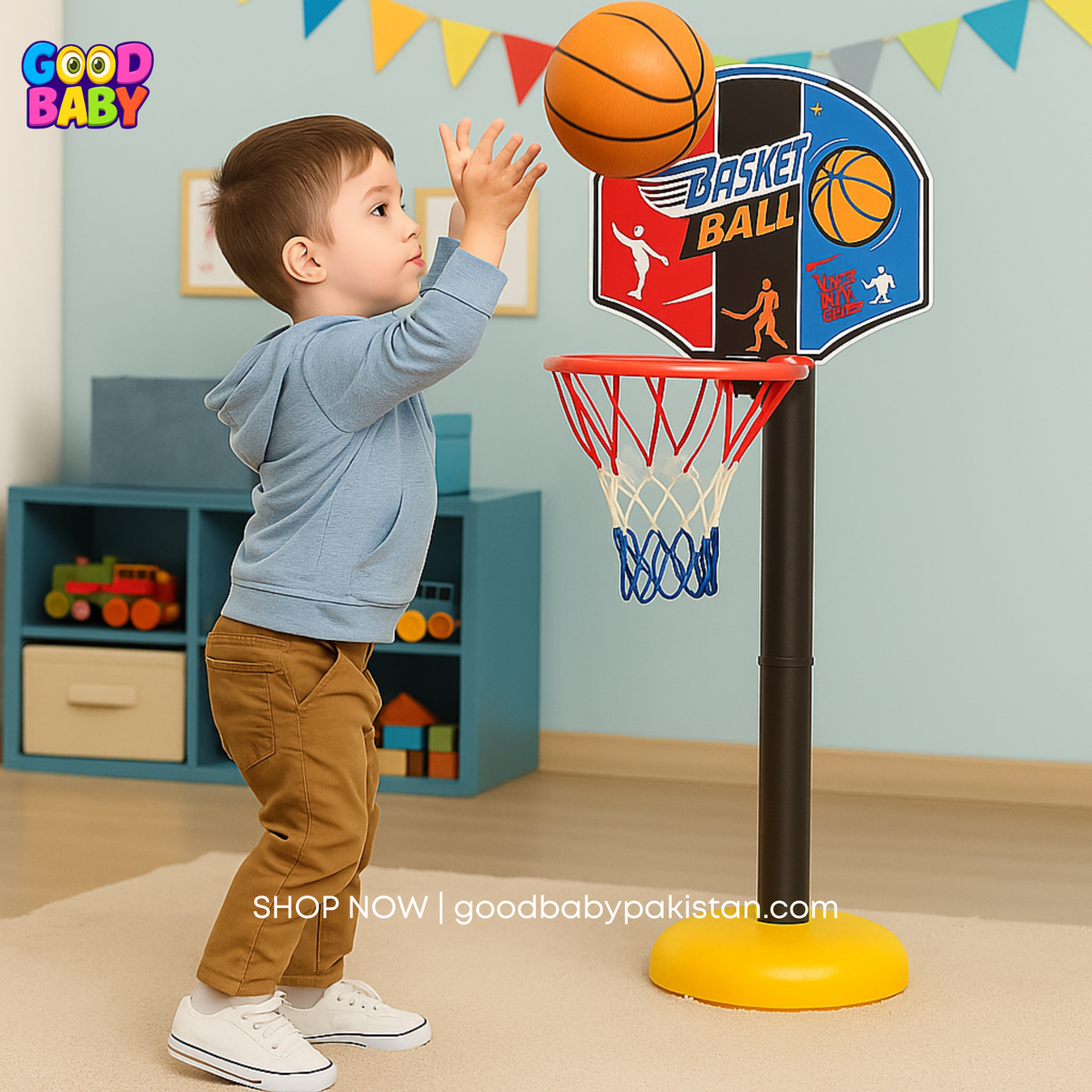 Kids Basketball Game – mini hoop set by GoodBabyPakistan